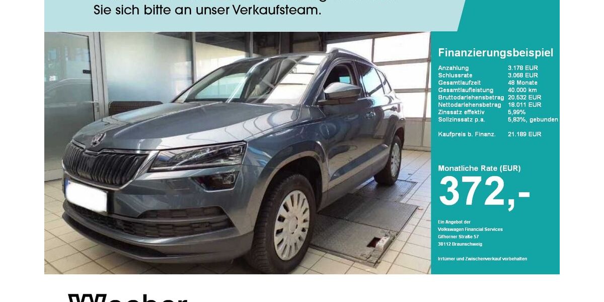 Skoda Karoq 80.826 km 19.980 &euro; Weil der Stadt 71263