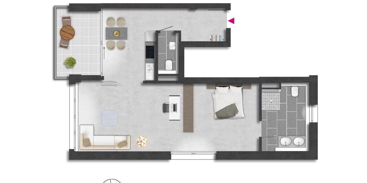 Loft - Studio - Atelier Stuttgart Stuttgart-Nord - 1.5 Zimmer, 73 m&sup2;, 549.999&euro; | Angebot:27193736