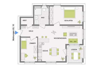 Wohnung Murrhardt-Fornsbach Fornsbach - 3 Zimmer, 83 m&sup2;, 439.900&euro; | Angebot:22729004
