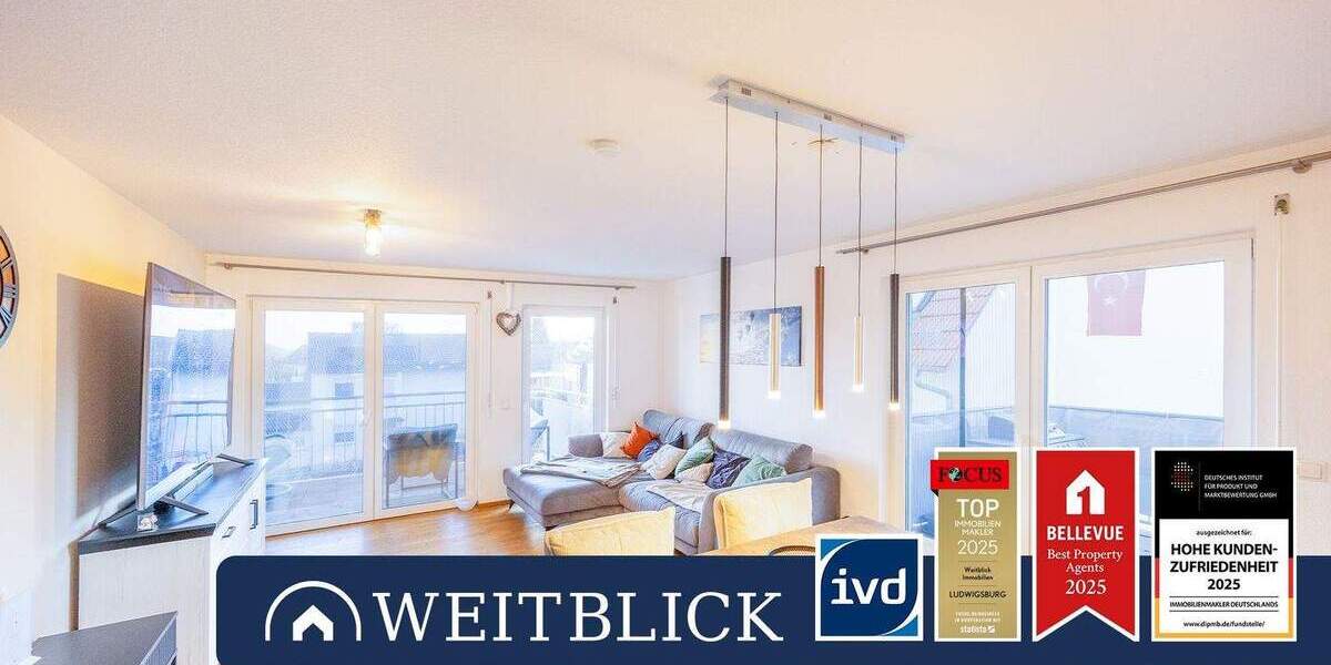 Etagenwohnung Großbottwar Winzerhausen - 3 Zimmer, 78 m&sup2;, 335.000&euro; | Angebot:25698021