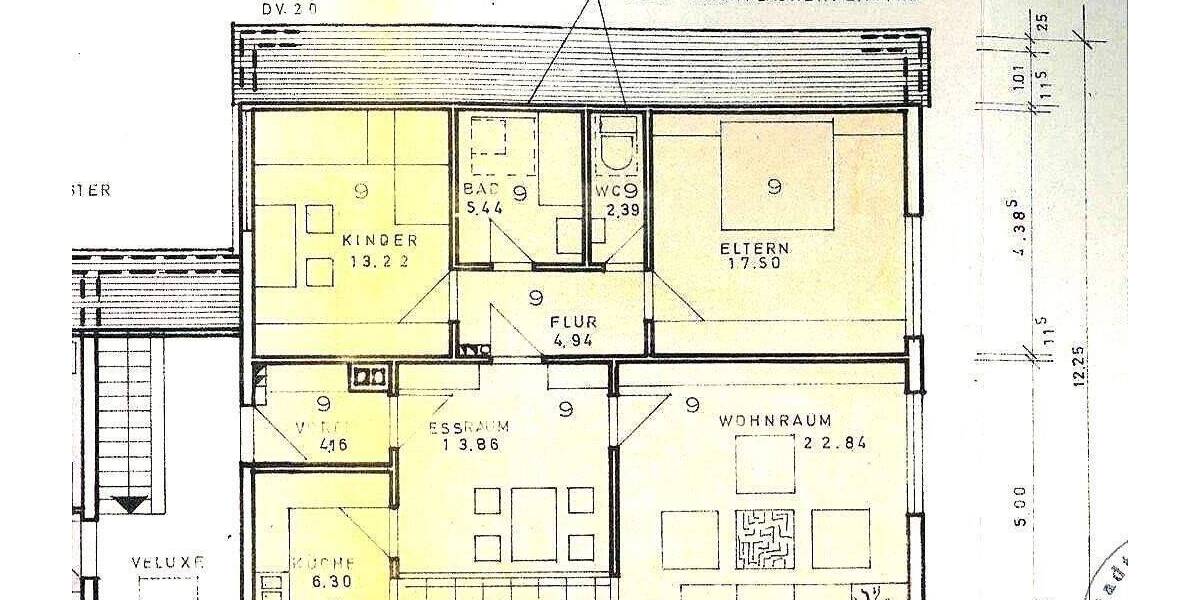 Etagenwohnung Stuttgart Bad Cannstatt - 3 Zimmer, 95 m&sup2;, 318.000&euro; | Angebot:26867183