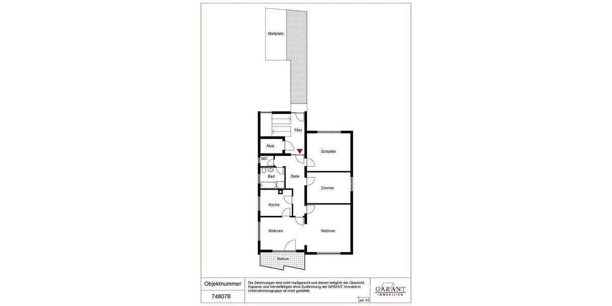 Etagenwohnung Güglingen - 4 Zimmer, 105 m&sup2;, 245.000&euro; | Angebot:25682744