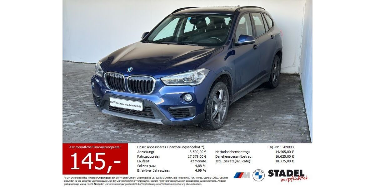 BMW X1 94.969 km 15.679 &euro; Heilbronn 74074