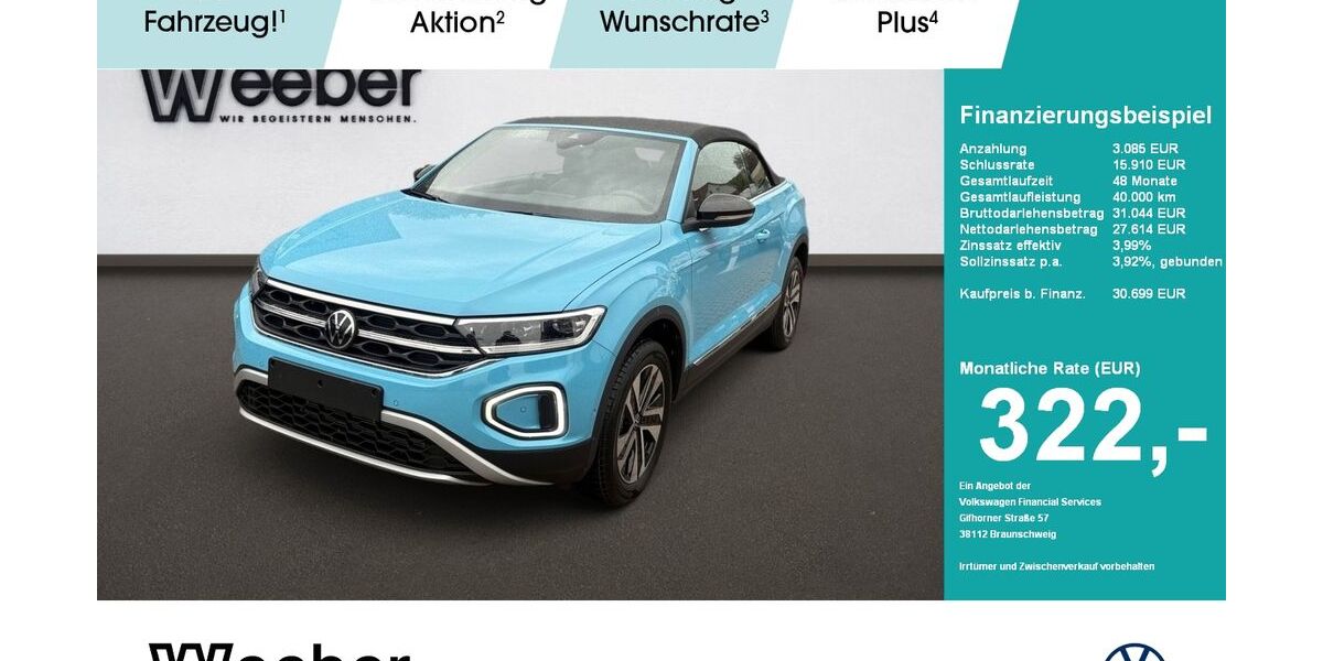 VW T-Roc 1.050 km 29.390 &euro; Weil der Stadt 71263