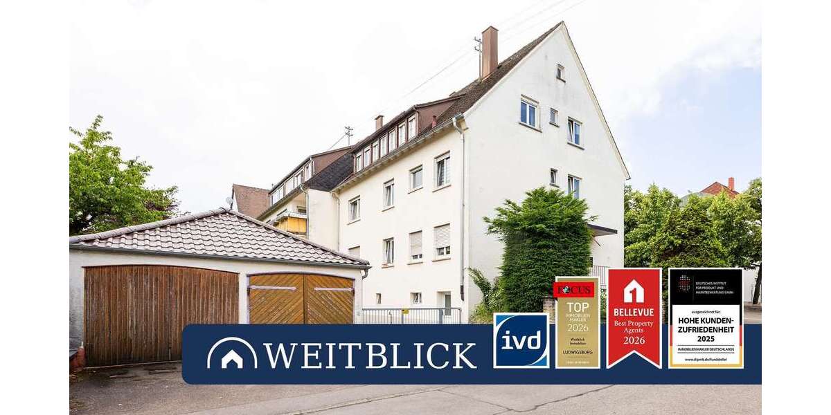 Etagenwohnung Ludwigsburg - 4 Zimmer, 74 m&sup2;, 179.000&euro; | Angebot:26972103