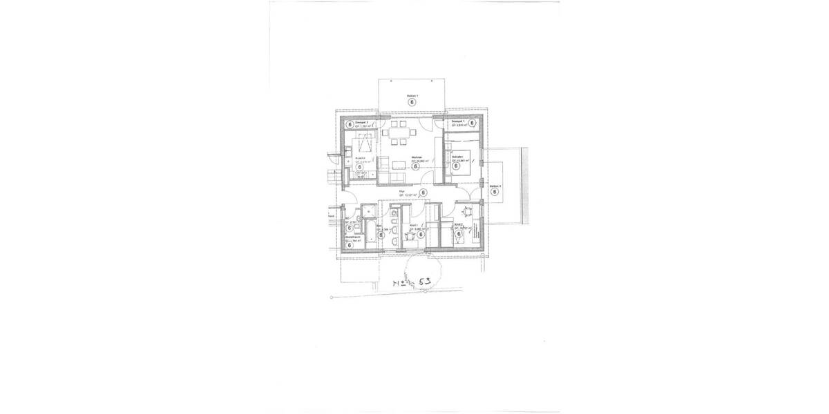 Etagenwohnung Filderstadt Bonlanden - 4 Zimmer, 95 m&sup2;, 1.200&euro; | Angebot:25694267