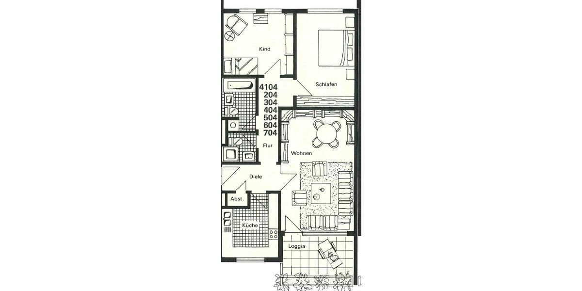Etagenwohnung Stuttgart Fasanenhof-Ost - 3 Zimmer, 94 m&sup2;, 1.470&euro; | Angebot:26038199