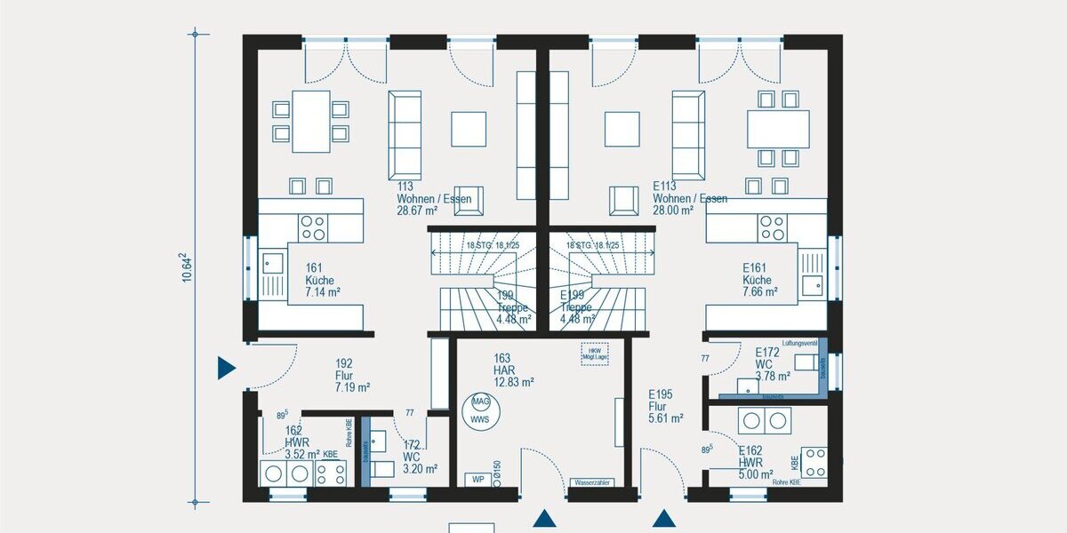 Exklusives Mehrfamilienhaus in Leinfelden-Echterdingen mit Bauplatz - Individuell geplant, komfortabel und modern - Mehrfamilienhaus, Wohnhaus Leinfelden-Echterdingen Stetten | Angebot:27569465