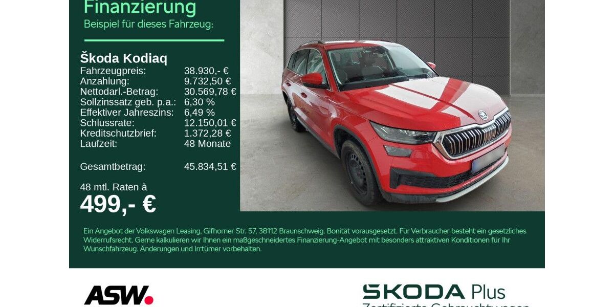 Skoda Kodiaq 47.700 km 38.930 &euro; Heilbronn 74076