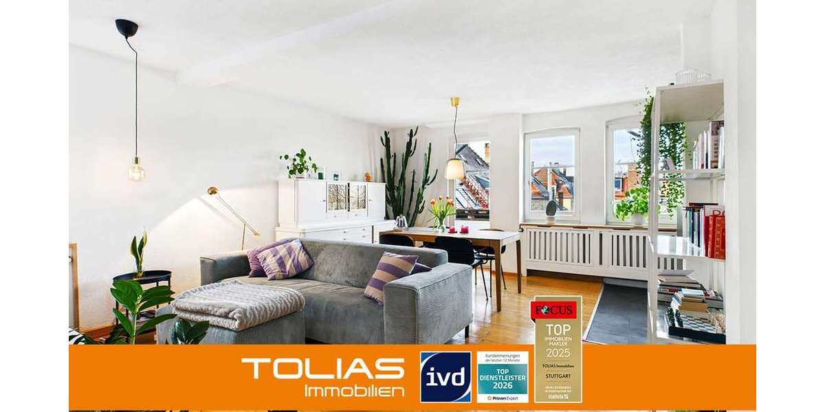 Etagenwohnung Stuttgart Lehen - 3 Zimmer, 72 m&sup2;, 370.000&euro; | Angebot:25942225