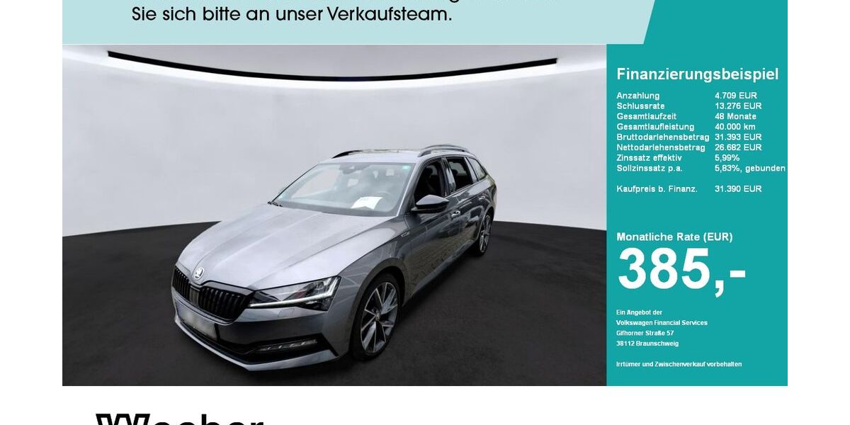 Skoda Superb 74.406 km 31.390 &euro; Weil der Stadt 71263