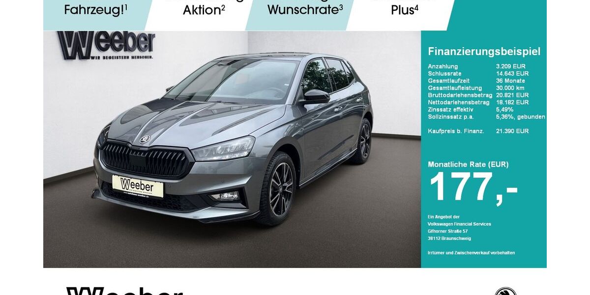 Skoda Fabia 16.562 km 21.390 &euro; Weil der Stadt 71263