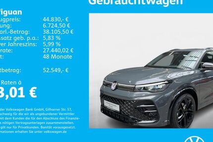 VW Tiguan 1.505 km 44.830 &euro; Stuttgart-Feuerbach 70469
