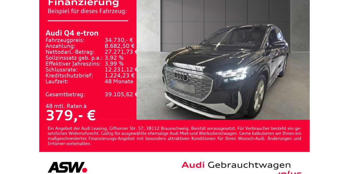 Audi Q4 e-tron 98.900 km 34.730 &euro; Heilbronn 74074
