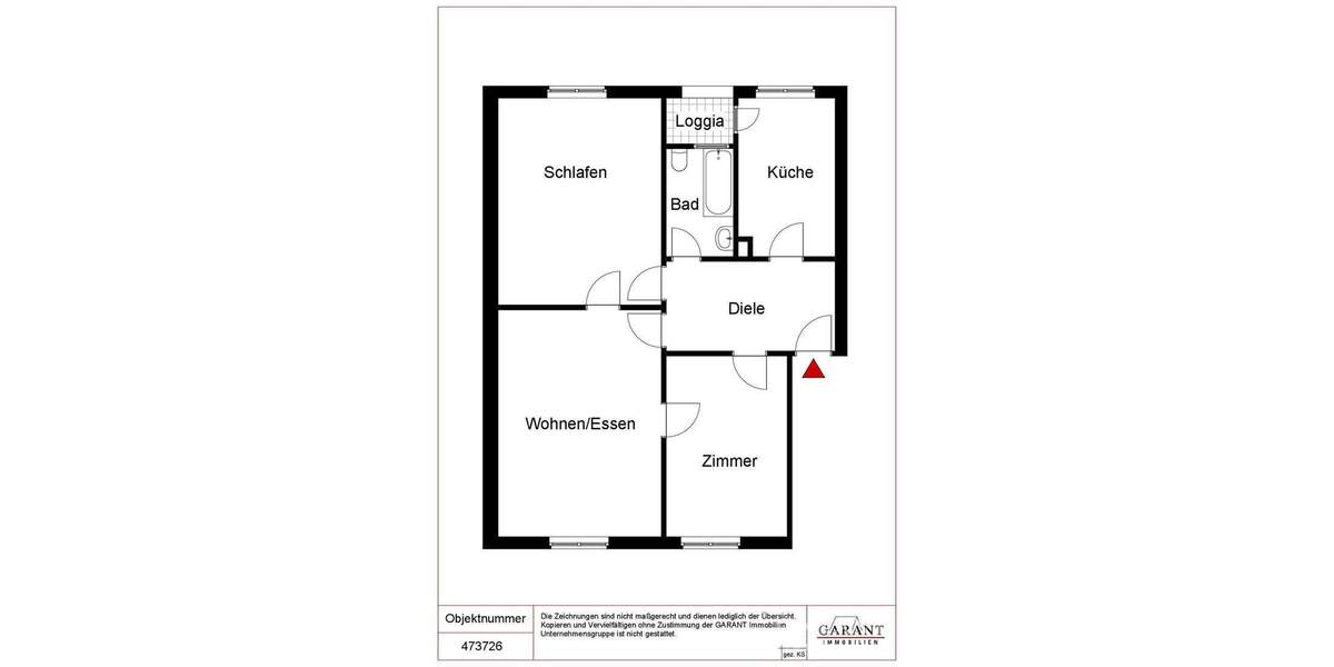 Etagenwohnung Stuttgart Ost - 3 Zimmer, 66 m&sup2;, 250.000&euro; | Angebot:25707804