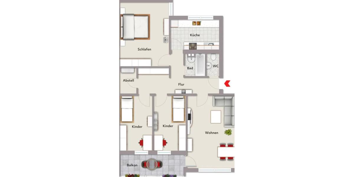 Dachgeschoßwohnung Böblingen Dagersheim - 4 Zimmer, 89 m&sup2;, 350.000&euro; | Angebot:27178220