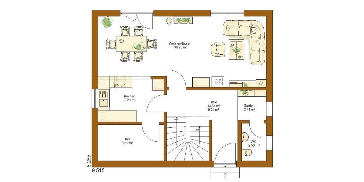 Einfamilienhaus Zaberfeld-Michelbach Michelbach - 4 Zimmer, 123 m&sup2;, 481.077&euro; | Angebot:25776403