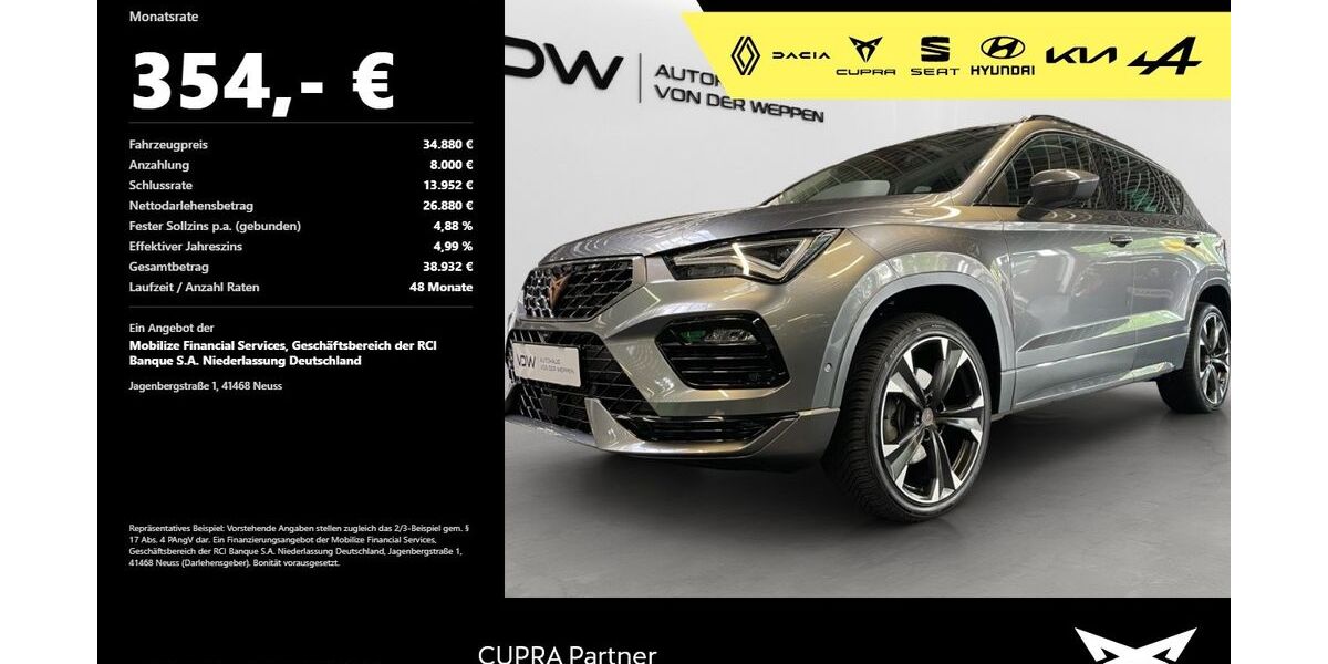 Cupra Ateca 15.120 km 34.380 &euro; Heilbronn 74076