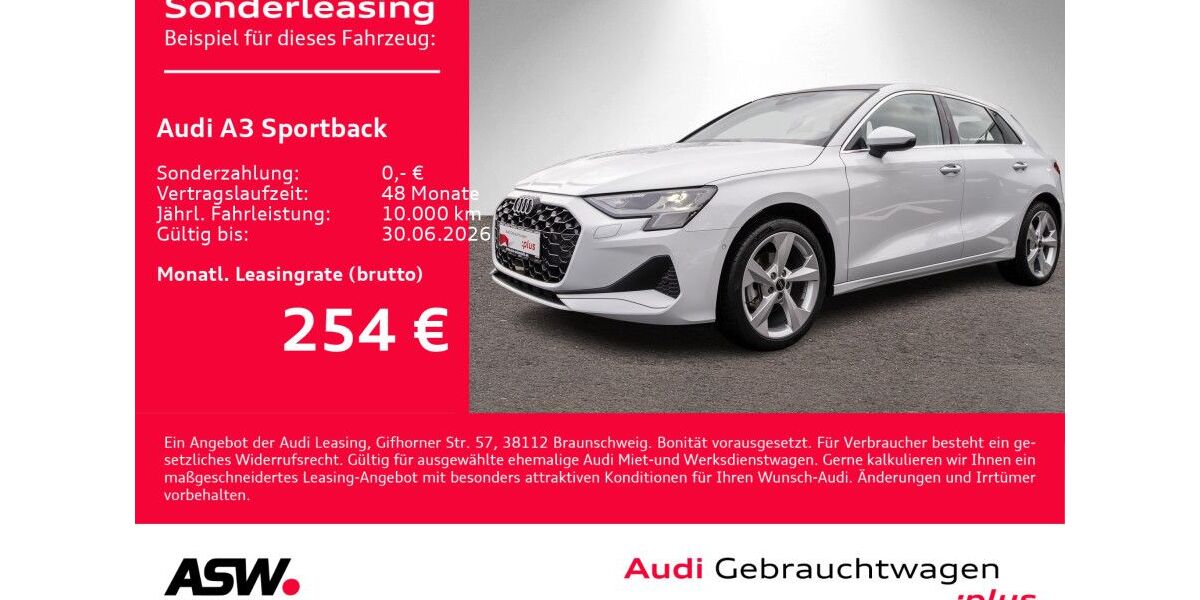 Audi A3 4.700 km 27.790 &euro; Heilbronn 74074