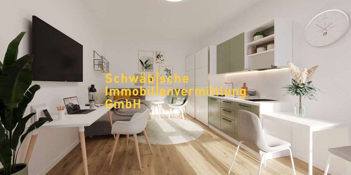 Etagenwohnung Stuttgart Neuwirtshaus - 1 Zimmer, 24 m&sup2;, 169.000&euro; | Angebot:23633205