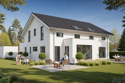 Wohnen mit Stil: Doppelhaushälfte in ruhiger Lage - Haus Markgröningen | Angebot:27566922