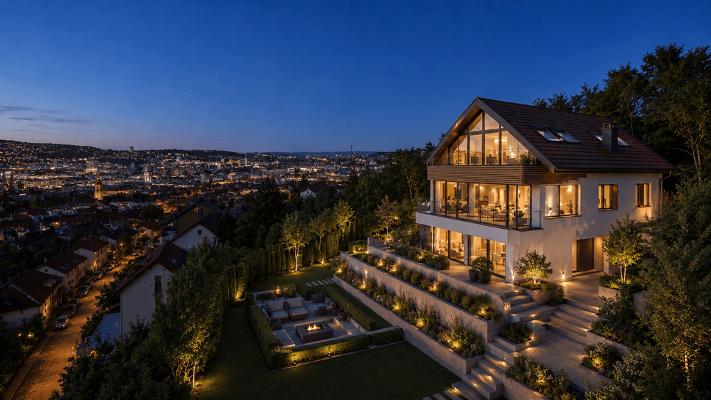 Einfamilienhaus Stuttgart Lehen - 10 Zimmer, 380 m&sup2;, 2.200.000&euro; | Angebot:26853422