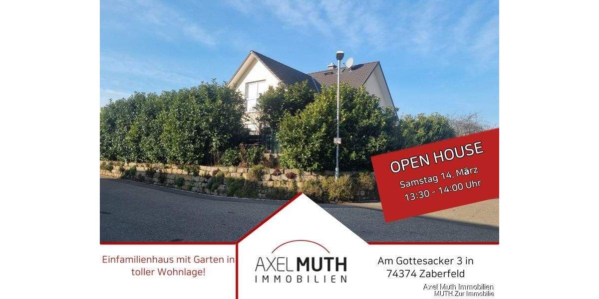 Einfamilienhaus Zaberfeld - 6 Zimmer, 145 m&sup2;, 589.500&euro; | Angebot:25725588