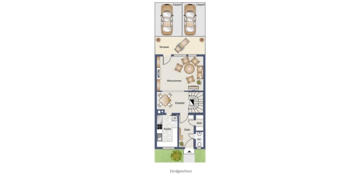 Reihenhaus Tamm - 5.5 Zimmer, 119 m&sup2;, 500.000&euro; | Angebot:26961300