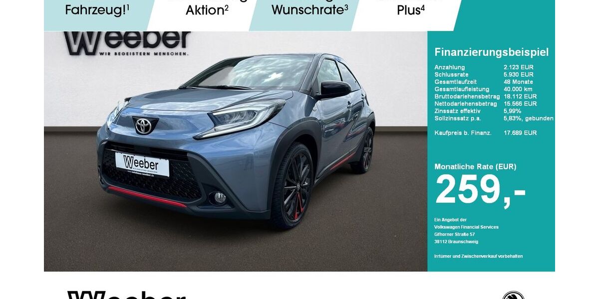 Toyota Aygo (X) 26.498 km 17.689 &euro; Weil der Stadt 71263