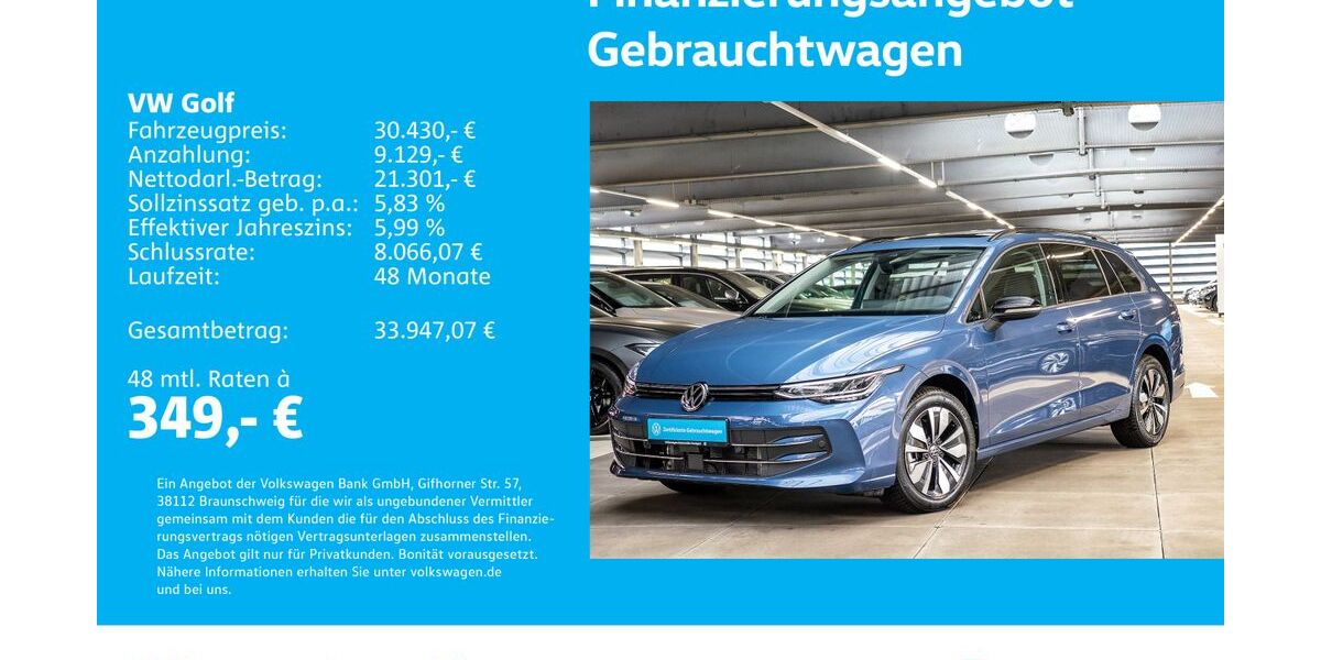 VW Golf 2.224 km 30.430 &euro; Stuttgart-Feuerbach 70469