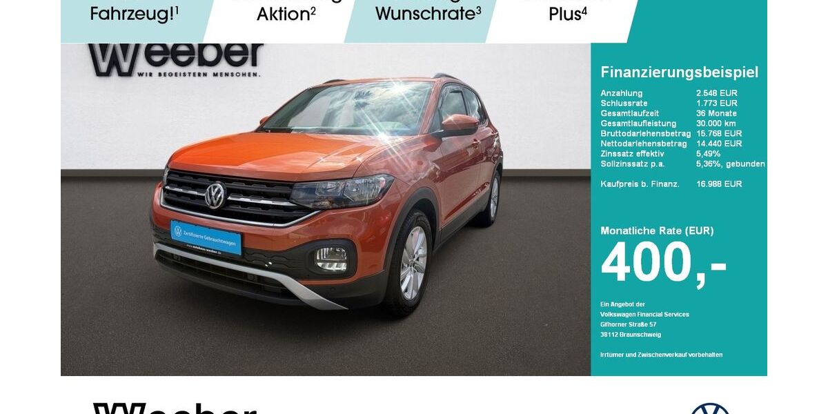 VW T-Cross 35.527 km 16.988 &euro; Weil der Stadt 71263