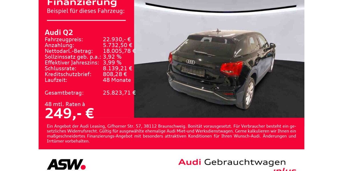 Audi Q2 44.900 km 21.860 &euro; Heilbronn 74074