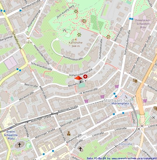 Etagenwohnung Stuttgart Stuttgart-Süd - 1 Zimmer, 40 m&sup2;, 795&euro; | Angebot:23361250