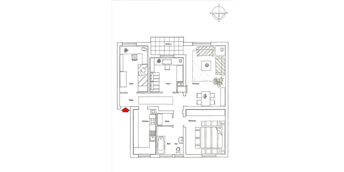 Erdgeschoßwohnung Böblingen Dagersheim - 4.5 Zimmer, 90 m&sup2;, 1.750&euro; | Angebot:25875430