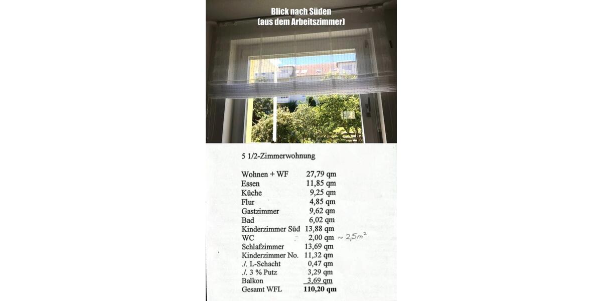 Etagenwohnung Remseck am Neckar - 5.5 Zimmer, 111 m&sup2;, 468.000&euro; | Angebot:25326633