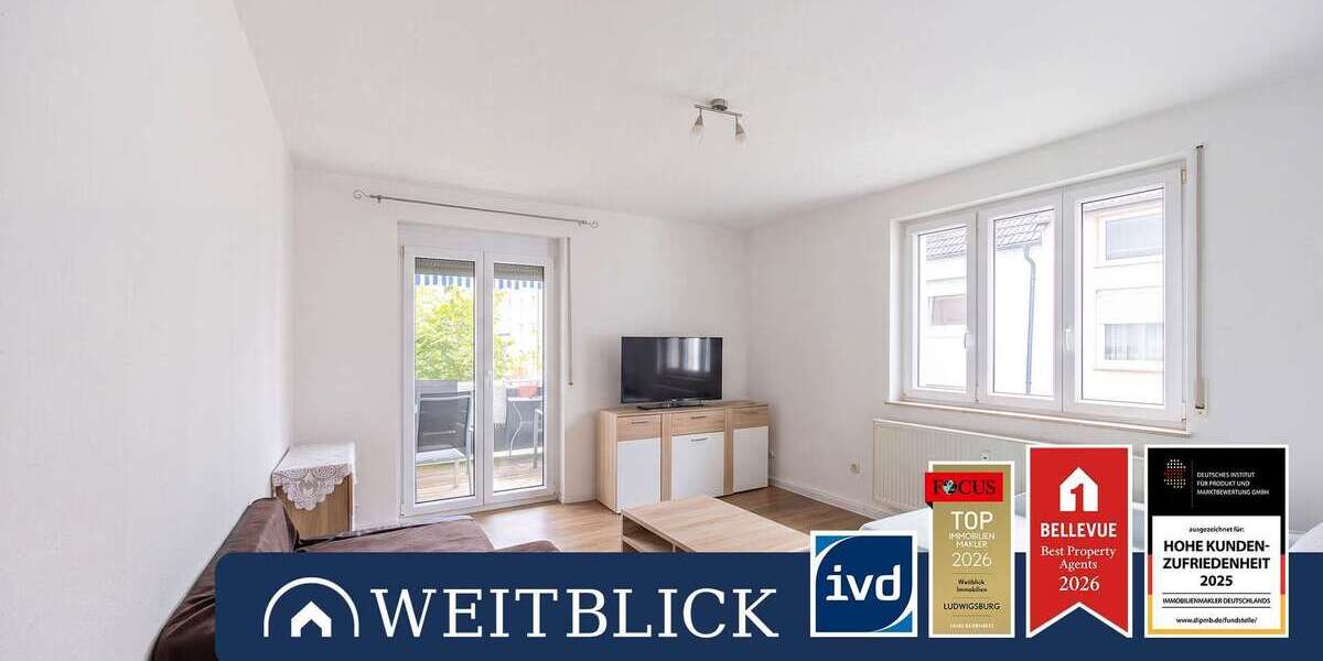 Etagenwohnung Stuttgart Feuerbach - 2 Zimmer, 58 m&sup2;, 199.000&euro; | Angebot:27508615