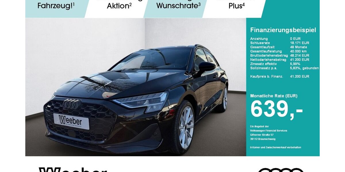 Audi A3 1.999 km 40.899 &euro; Leonberg 71229