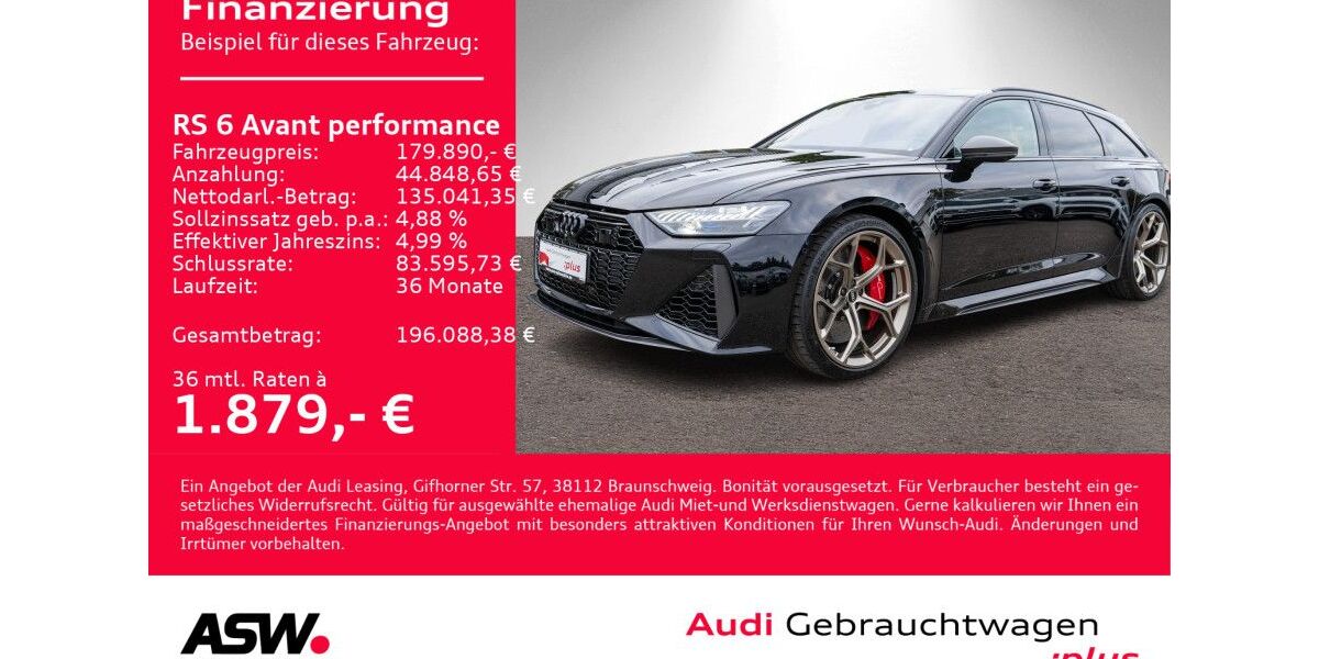 Audi RS6 14.500 km 159.990 &euro; Heilbronn 74074