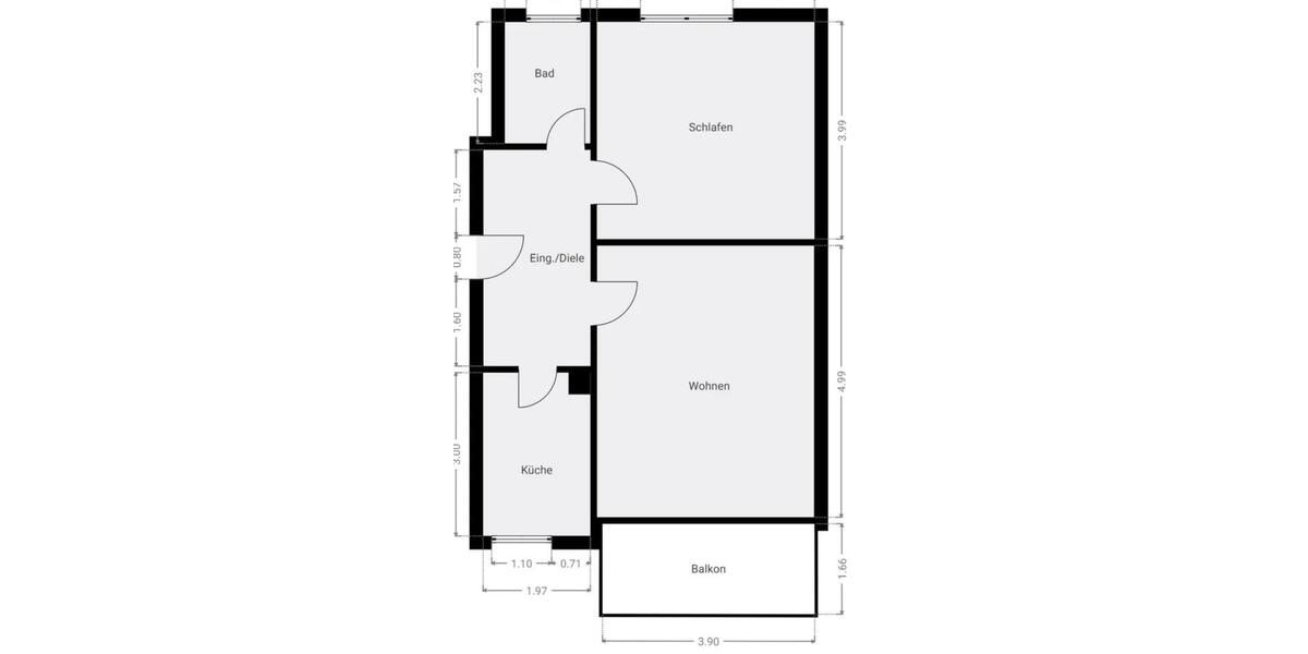 Erdgeschoßwohnung Weil der Stadt - 2 Zimmer, 56 m&sup2;, 780&euro; | Angebot:27557911
