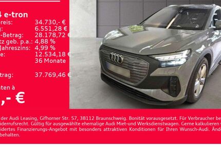 Audi Q4 e-tron 89.990 km 34.730 &euro; Heilbronn 74074