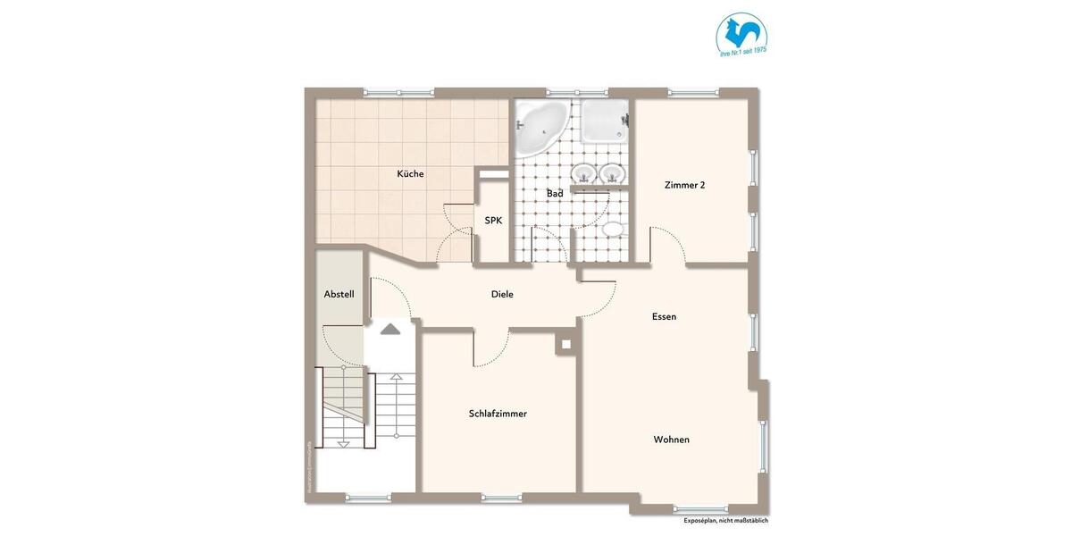 Etagenwohnung Sindelfingen Darmsheim - 3 Zimmer, 75 m&sup2;, 850&euro; | Angebot:26425494