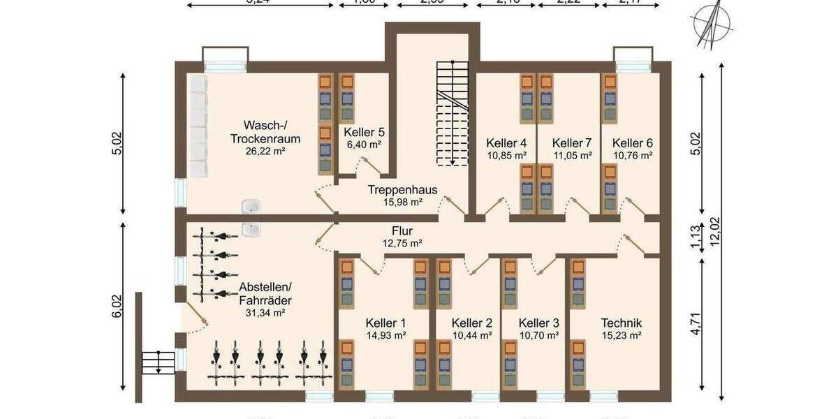 Etagenwohnung Ingersheim Großingersheim - 3 Zimmer, 73 m&sup2;, 393.000&euro; | Angebot:25756385