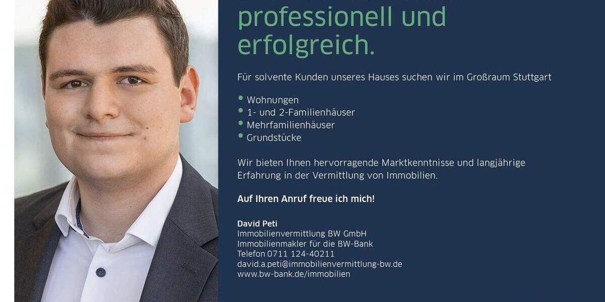 Etagenwohnung Stuttgart Hedelfingen - 2 Zimmer, 62 m&sup2;, 233.000&euro; | Angebot:25662815